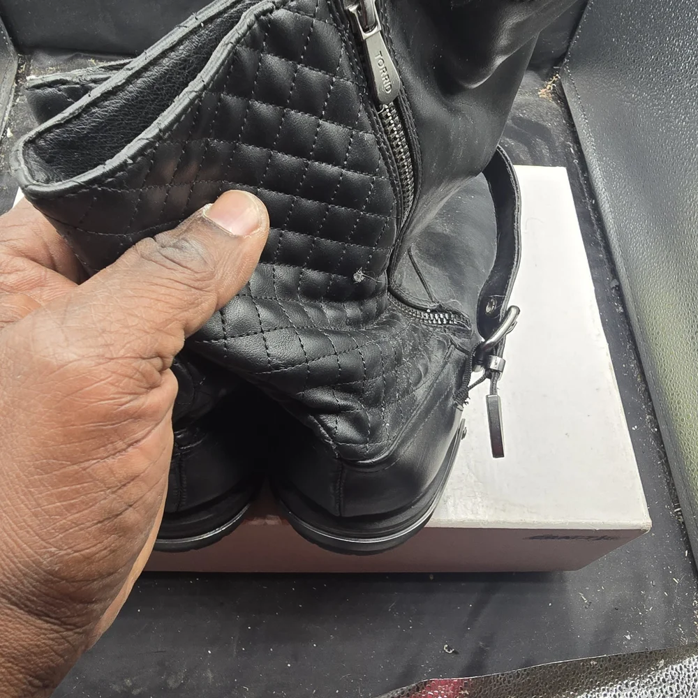 Torrid Black Textured‎ Sole Boots